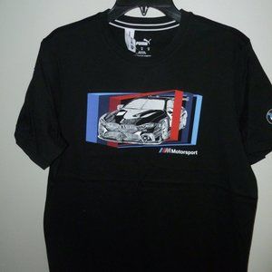 PUMA BMW MMS CAR GRAPHIC TEE - BLACK - SMALL